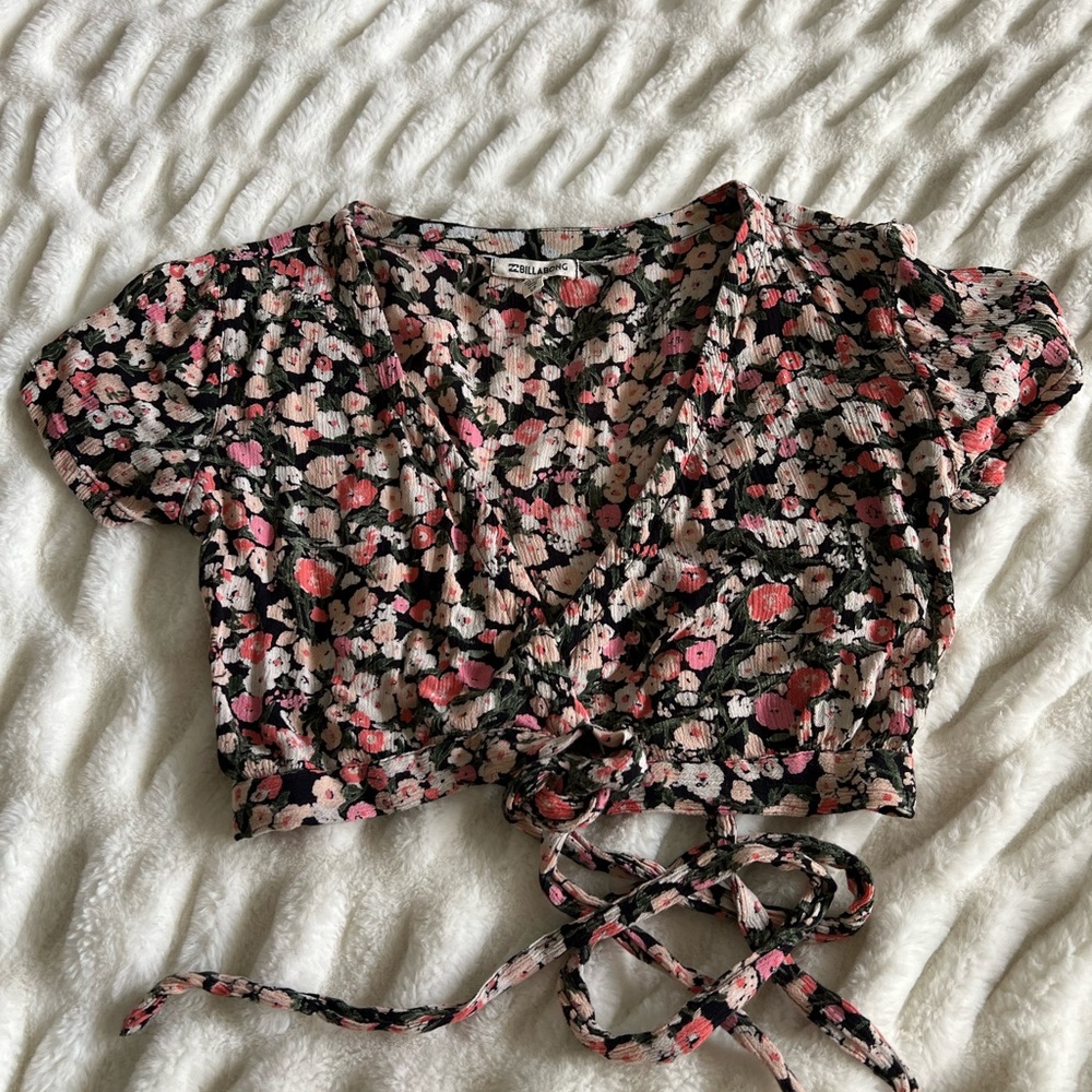Floral crop top